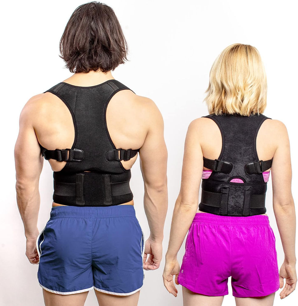 FlexGuard Posture Corrector for Women and Men - Back Brace for Posture, Adjustable Back Support Straightener Shoulder Posture Support for Pain Relief, Body Correction, 
