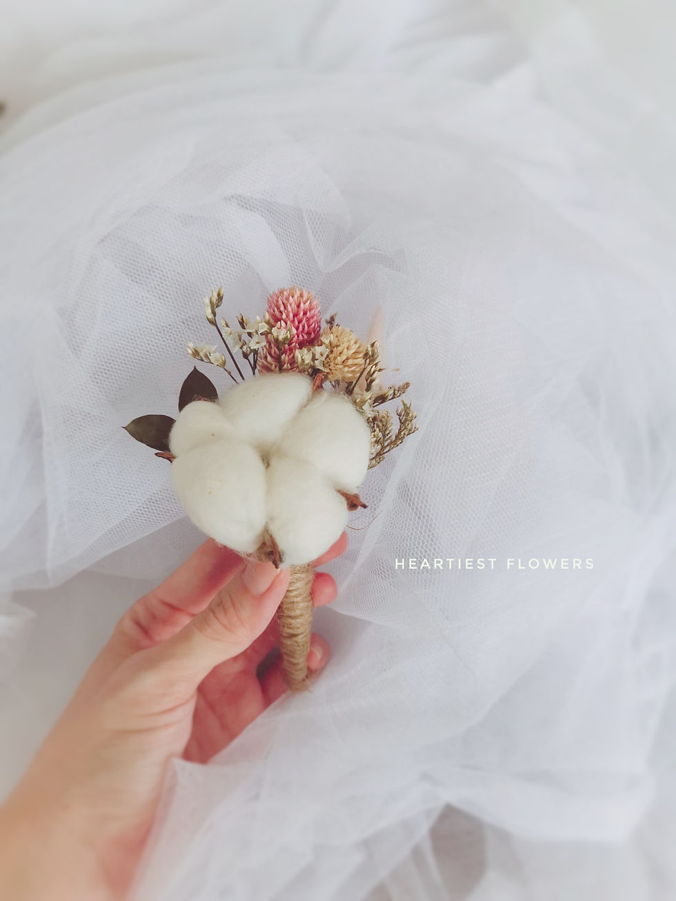 Thumbnail: Autumn Fall Vintage Bridal Bouquet - Preserved flower and dried Flower