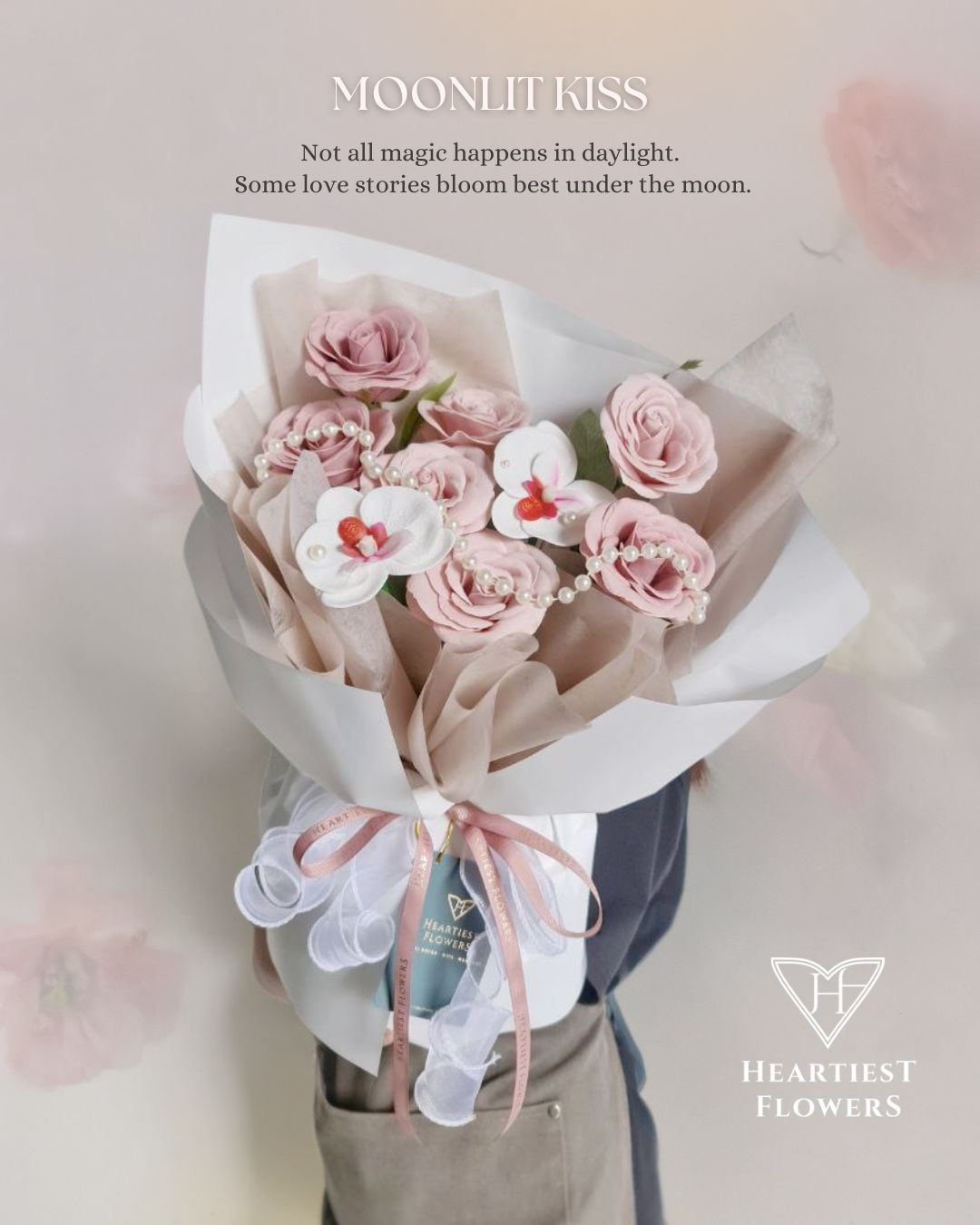 Moonlit Kiss - Soap Flowers