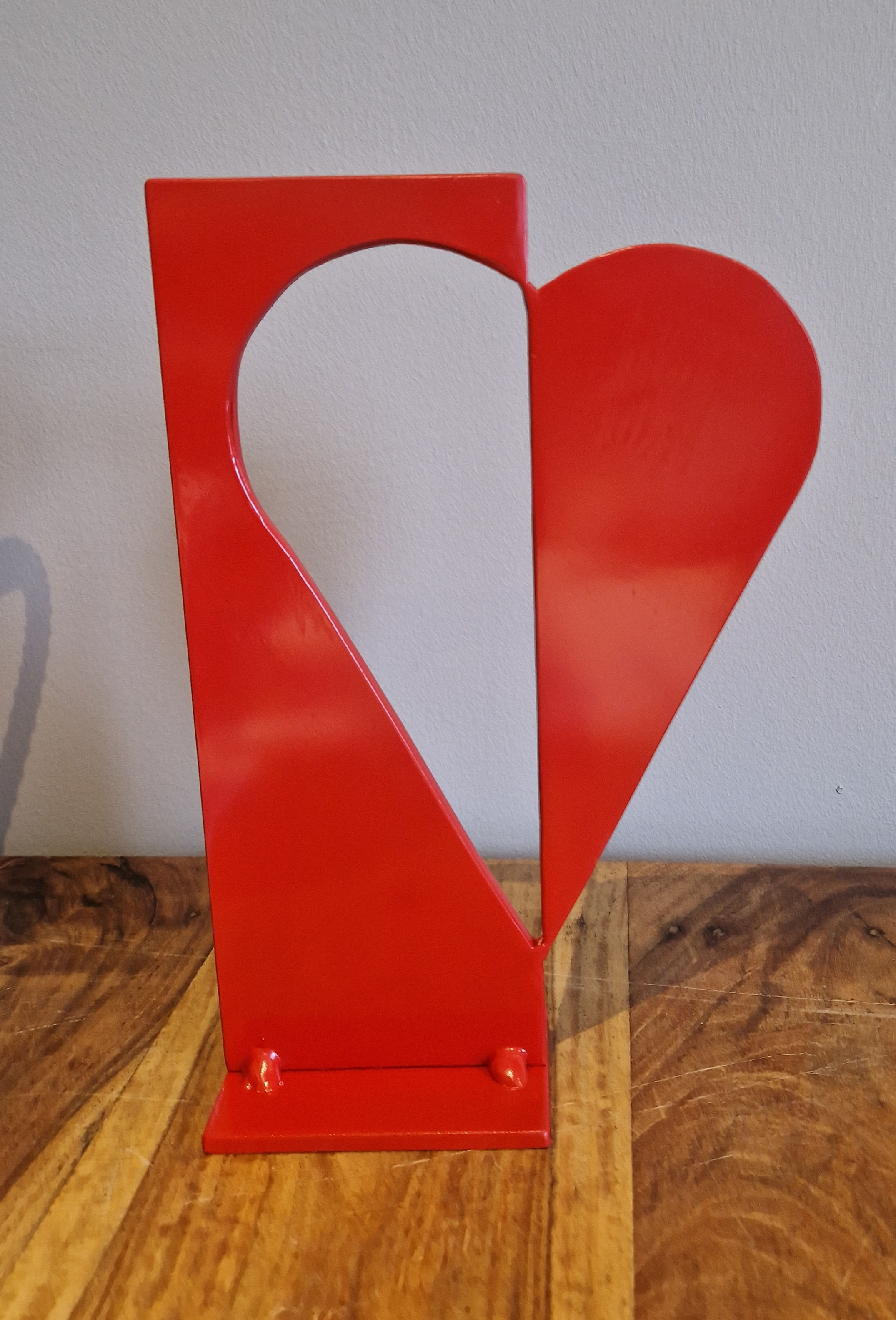 Two halves of one heart (tall).