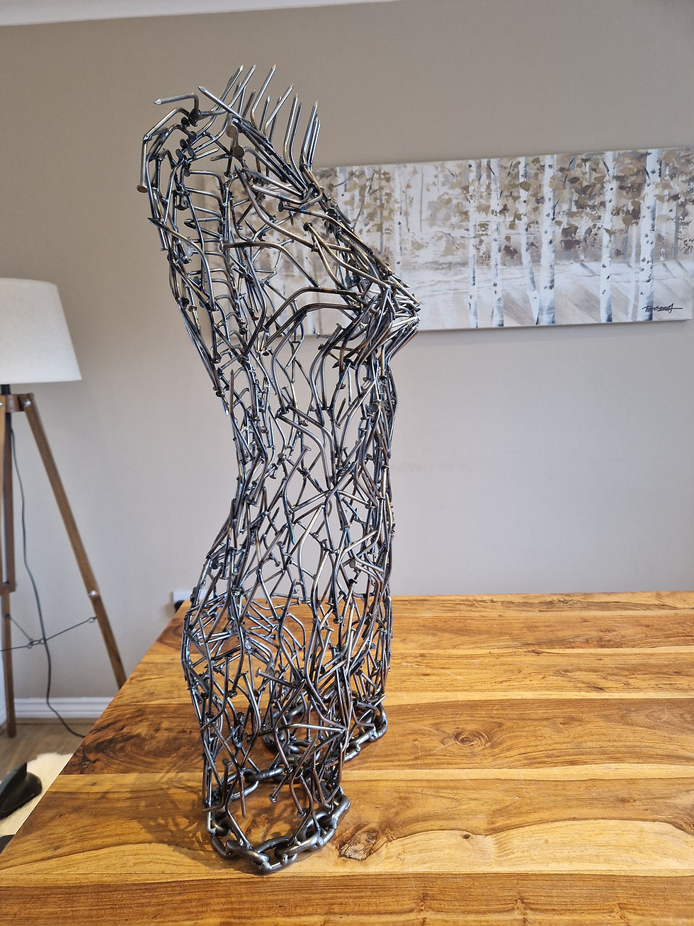 Thumbnail: Female body made of nails