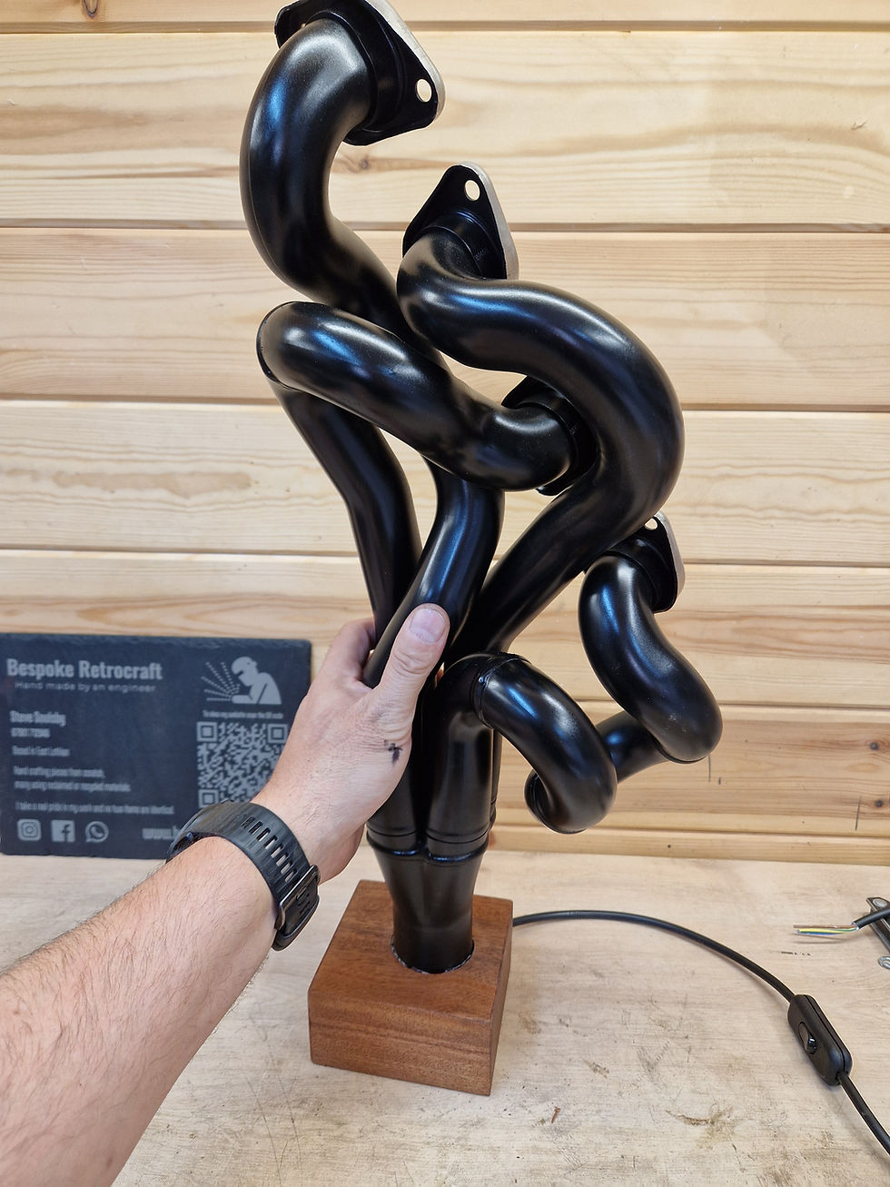 Thumbnail: BMW M3 E92 exhaust manifold lamp