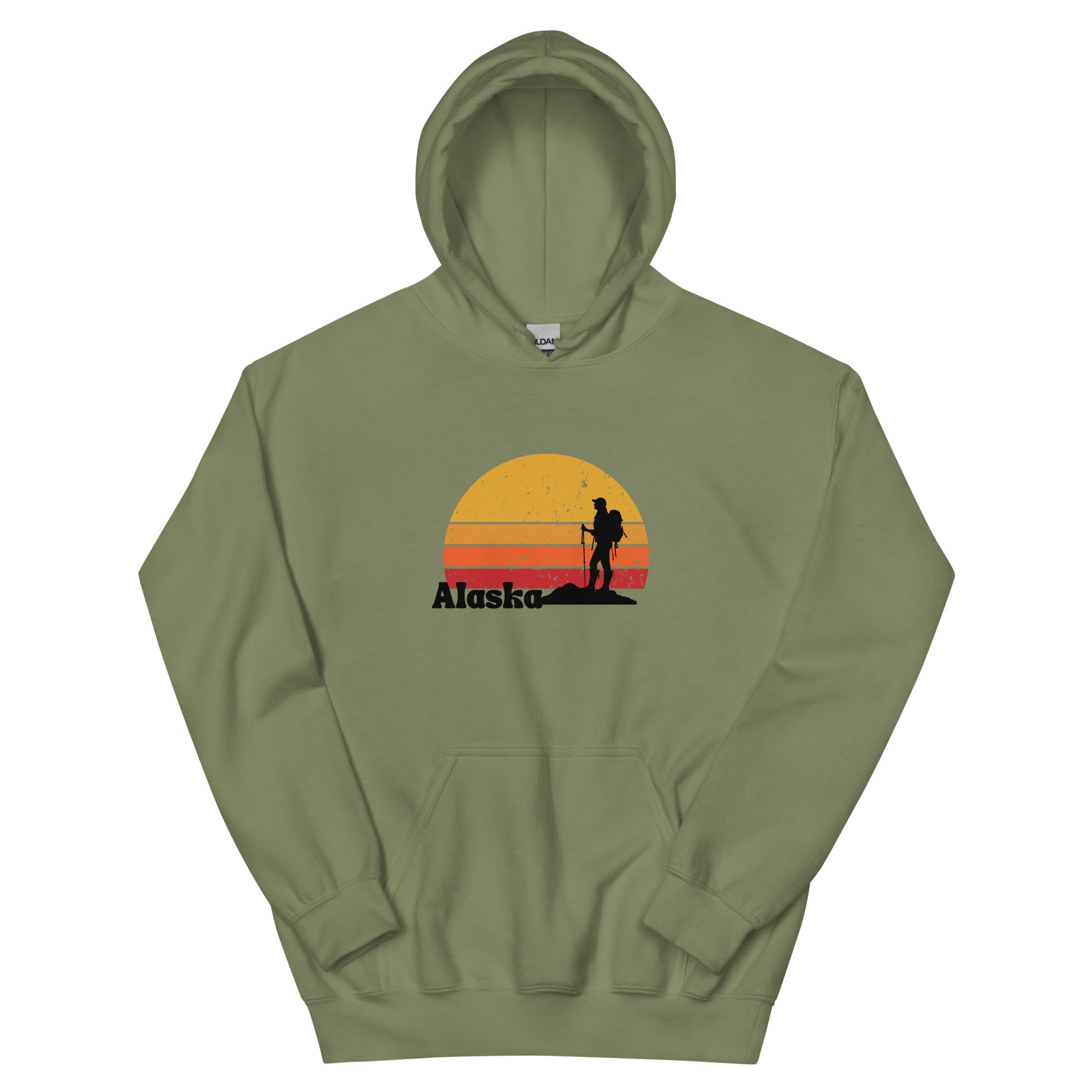 Alaska Retro Sunset Super Soft Unisex Hoodie