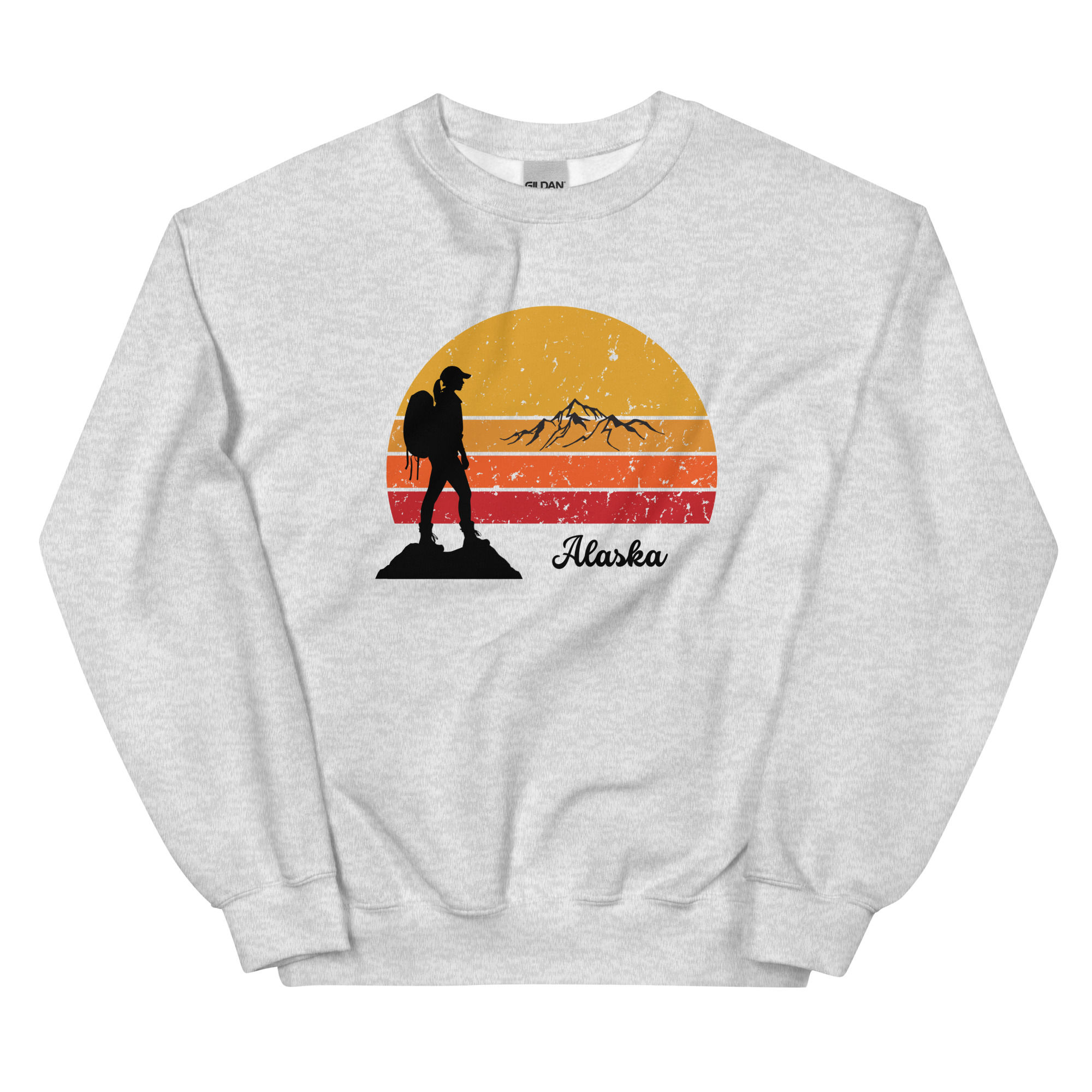 Alaska Design Super Soft Unisex Crewneck Sweatshirt