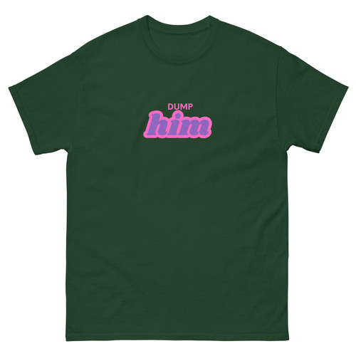 dump him retro purple/pink Unisex classic tee | The Happy Hippie