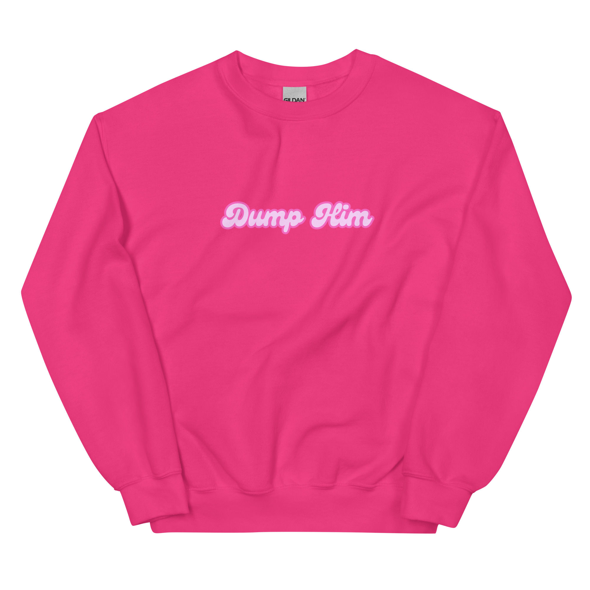 dump him retro pink Super Soft Unisex Crewneck Sweatshirt