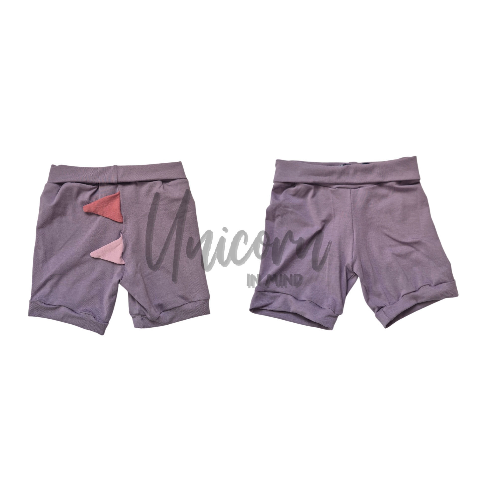 READY TO POST Lilac Dino Grow With Me Shorts