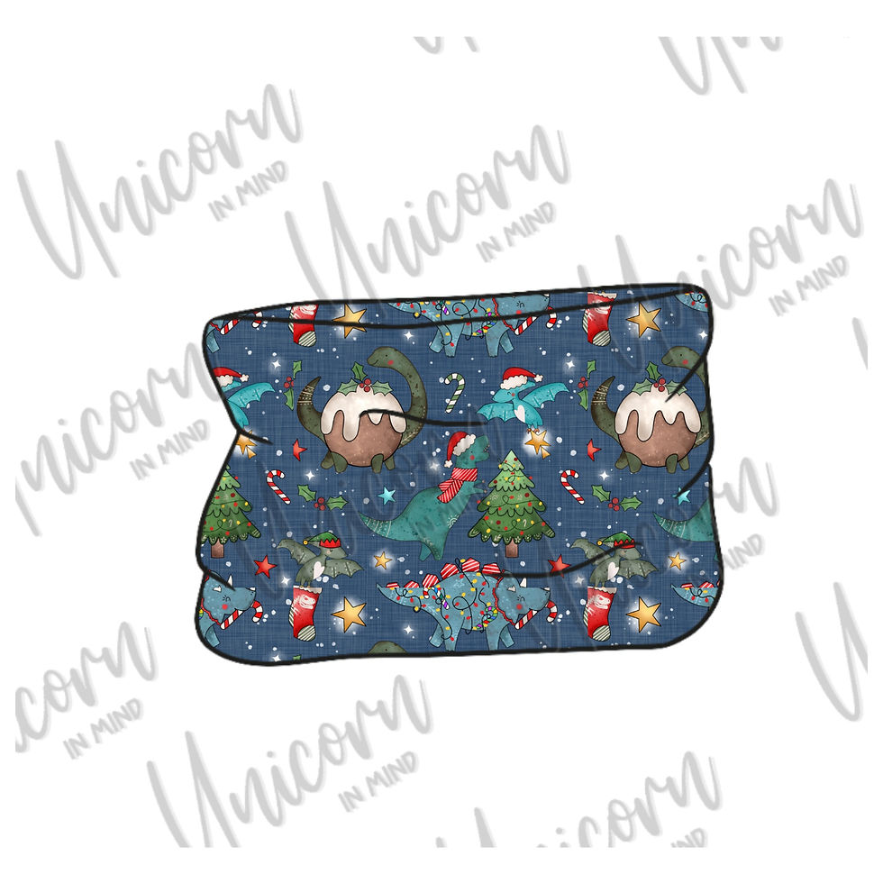 Thumbnail: Christmas/Halloween Snood Lined With Waffle Jersey Lining