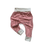Thumbnail: READY TO POST Rose Pink Star (white cuffs) Grow With Me Leggings