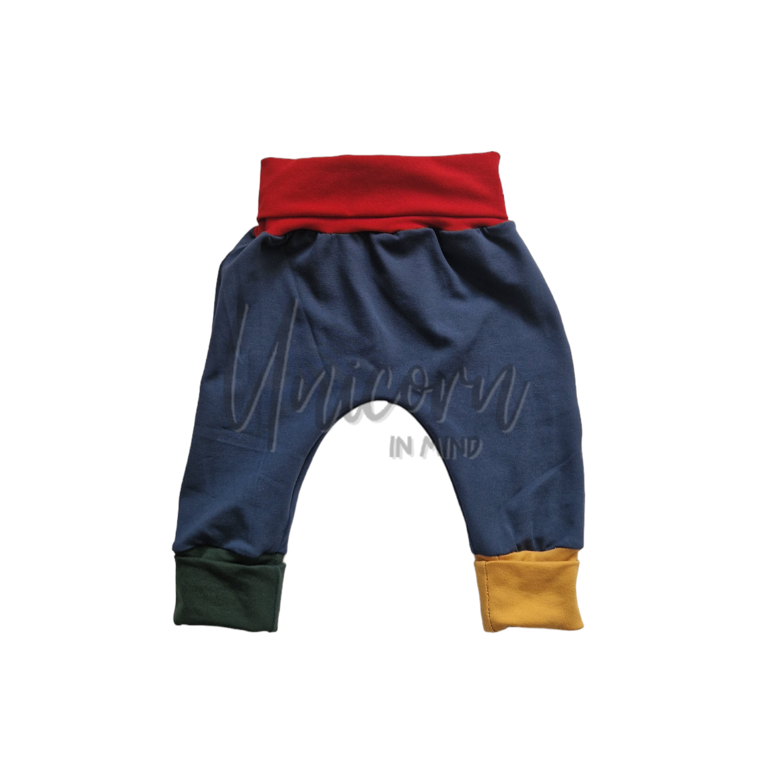 READY TO POST Blue Colour Block Grow With Me Leggings