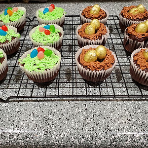 Easter Chocolate Cupcakes