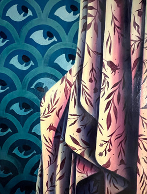 Voile et Regards – Une Exploration Surrealiste de l'Identité"