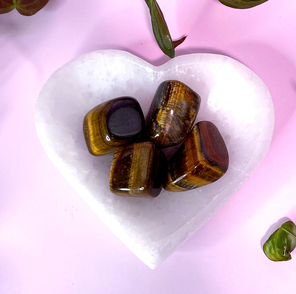 Thumbnail: Golden tigers eye tumbled stones - various sizes