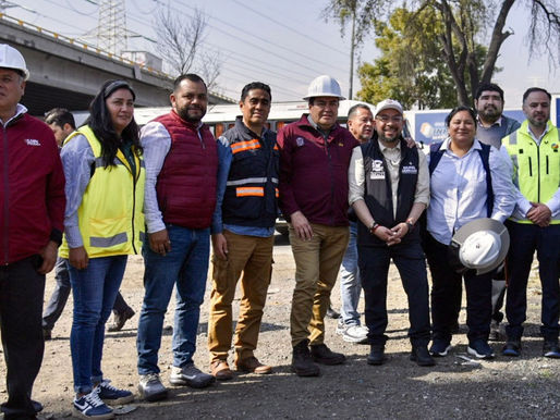 Gobierno del Estado de México realiza trabajos nocturnos de desazolve en Periférico Norte para prevenir inundaciones