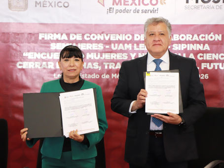 Gobierno del EdoMéx y UAM Lerma crean laboratorio virtual de políticas públicas de género; promueven la participación de mujeres en la ciencia y academia