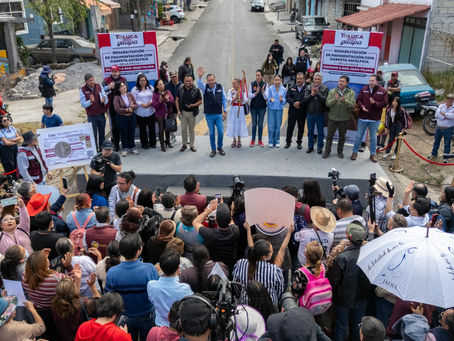 Fortalece Ricardo Moreno conectividad de la zona sur con la nueva calle Camino a San Juan Tilapa