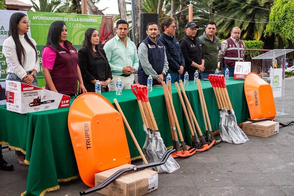 Con entrega de equipo y herramienta, Gobierno del EdoMéx incrementa capacidad de respuesta de brigadas municipales ante incendios forestales