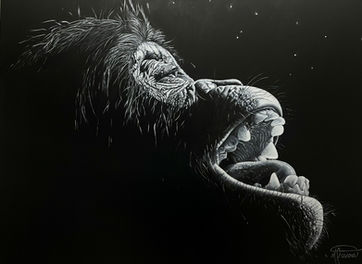 Nancy Lavoie, chimp artwork