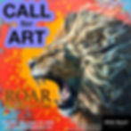 Lion Painting, called Sun King, by Jeremy Pappa