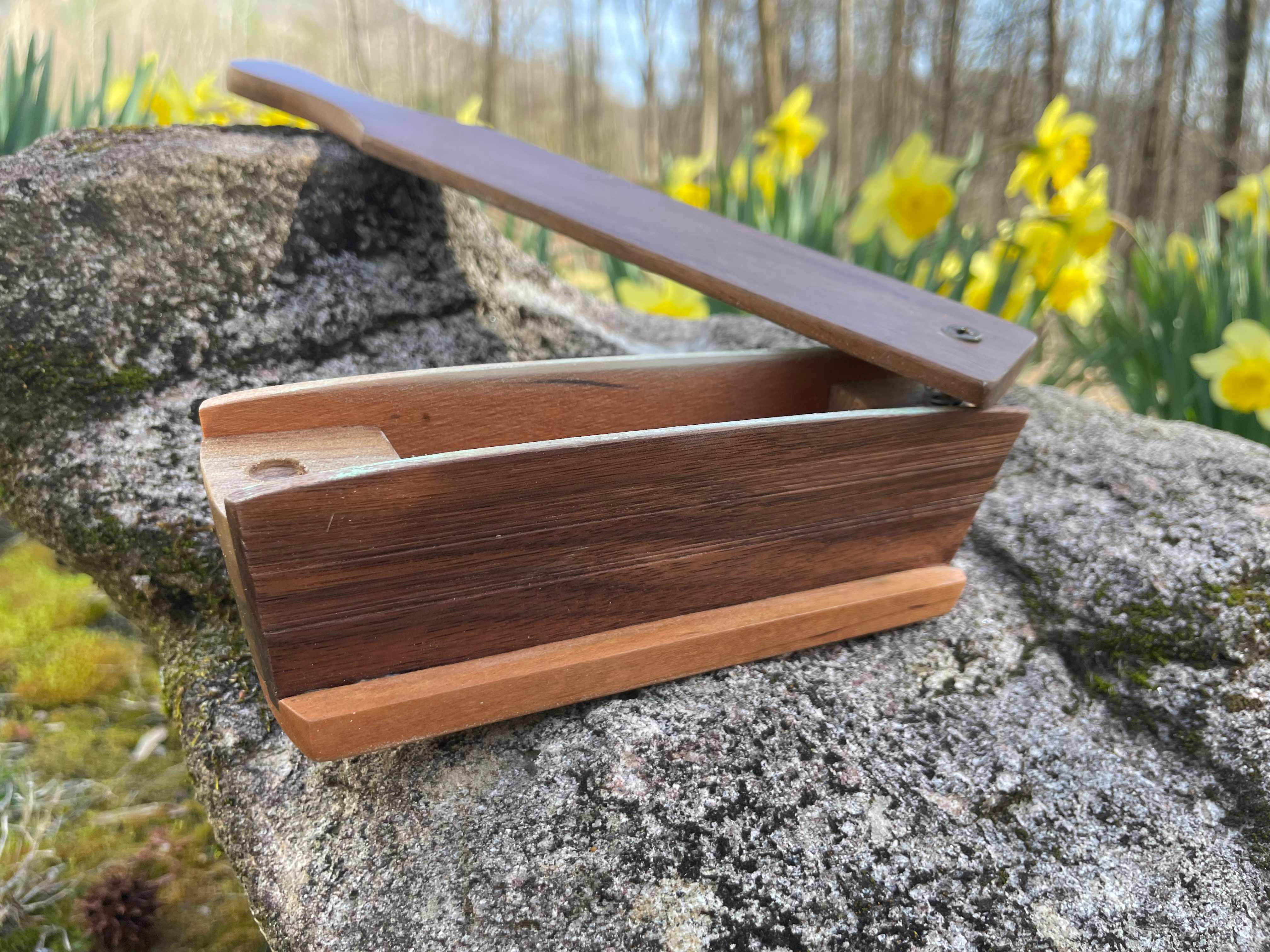 6" Double Sided Walnut and Cherry Box Call