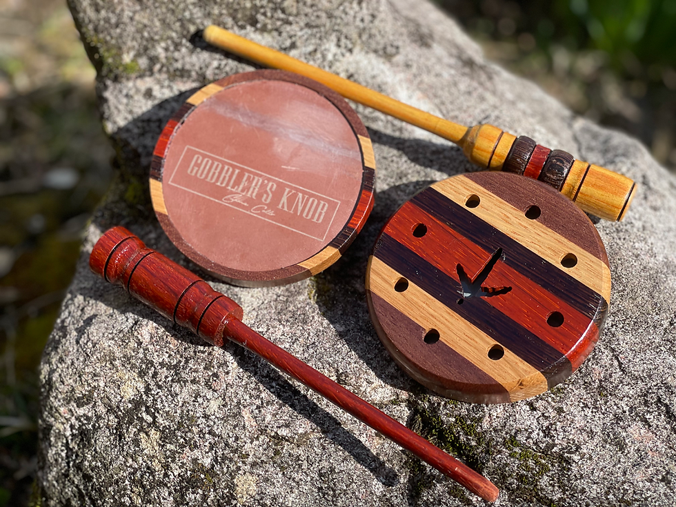 Thumbnail: Walnut, White Oak, Wenge, and Paduk 3.5"pot call
