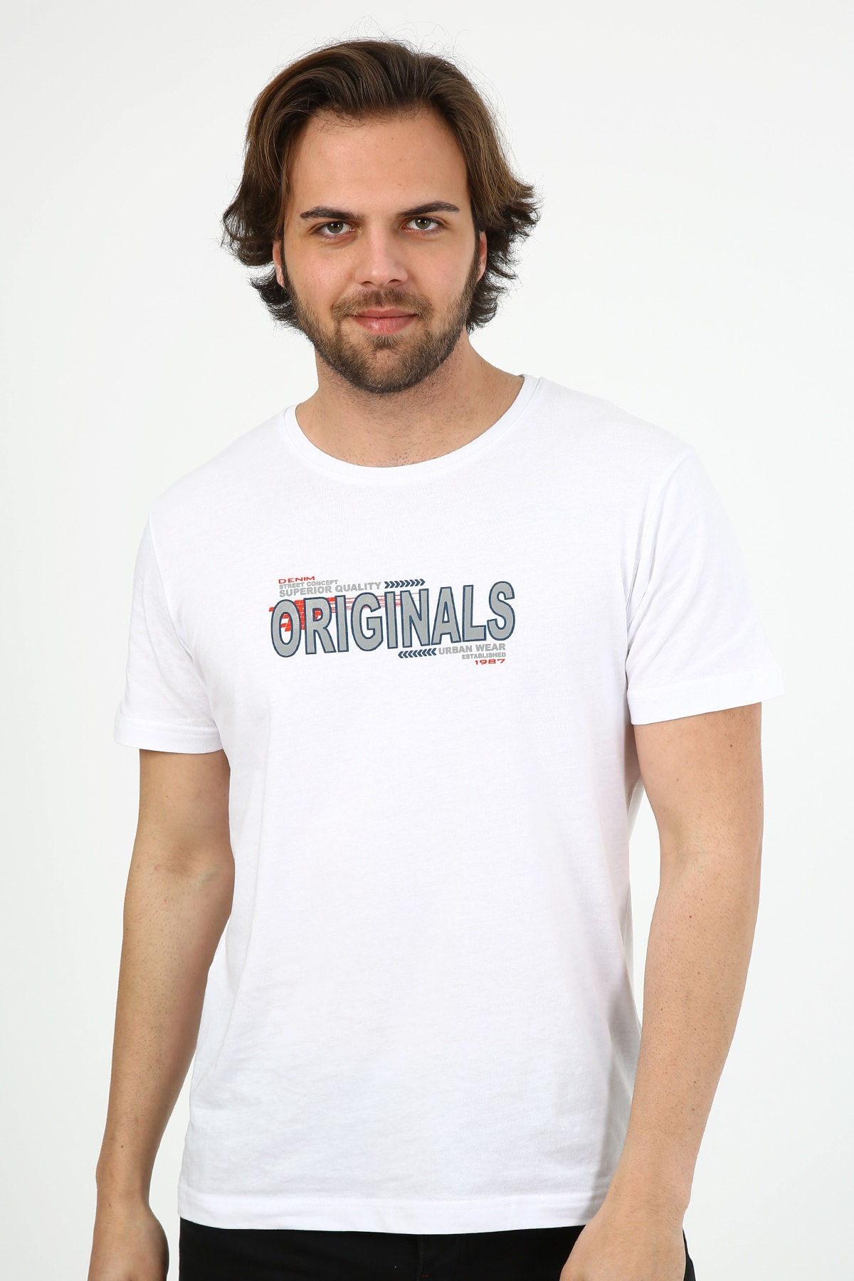 T-shirt basique pour homme 43936-rgtsrt7577 43936-RGTS