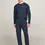 Miniatura: Tommy Hilfiger Pigiama Completo Modal Scrittina Petto Lato Blu