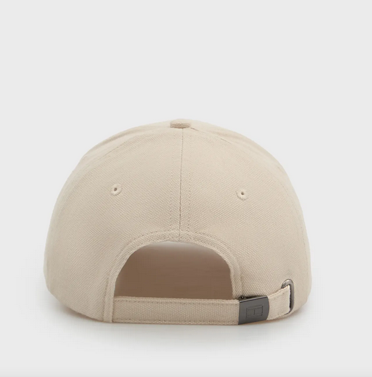 Miniatura: Tommy Hilfiger - Cappello Piquet Targhetta Pelle Scrittina - Beige