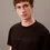 Miniatura: Calvin Klein T-shirt Lounge Scritta Ricamo Nera