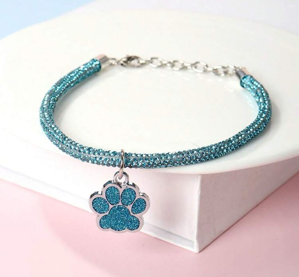 Thumbnail: Diamante dog collar Small