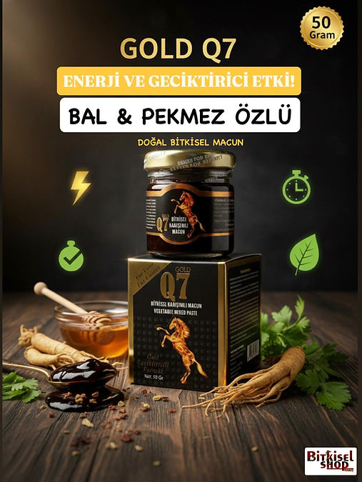 Gold Q7 doğal bitkisel karışımlı macun