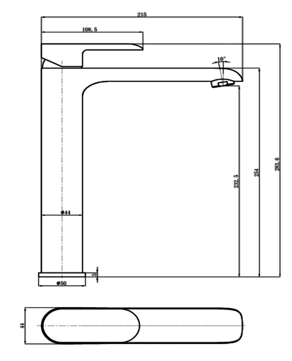 Thumbnail: Curvis Range- Tall Basin Mixer Tap