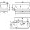 Thumbnail: BG- Oval Fluted Freestanding Bath Tub 1500mm