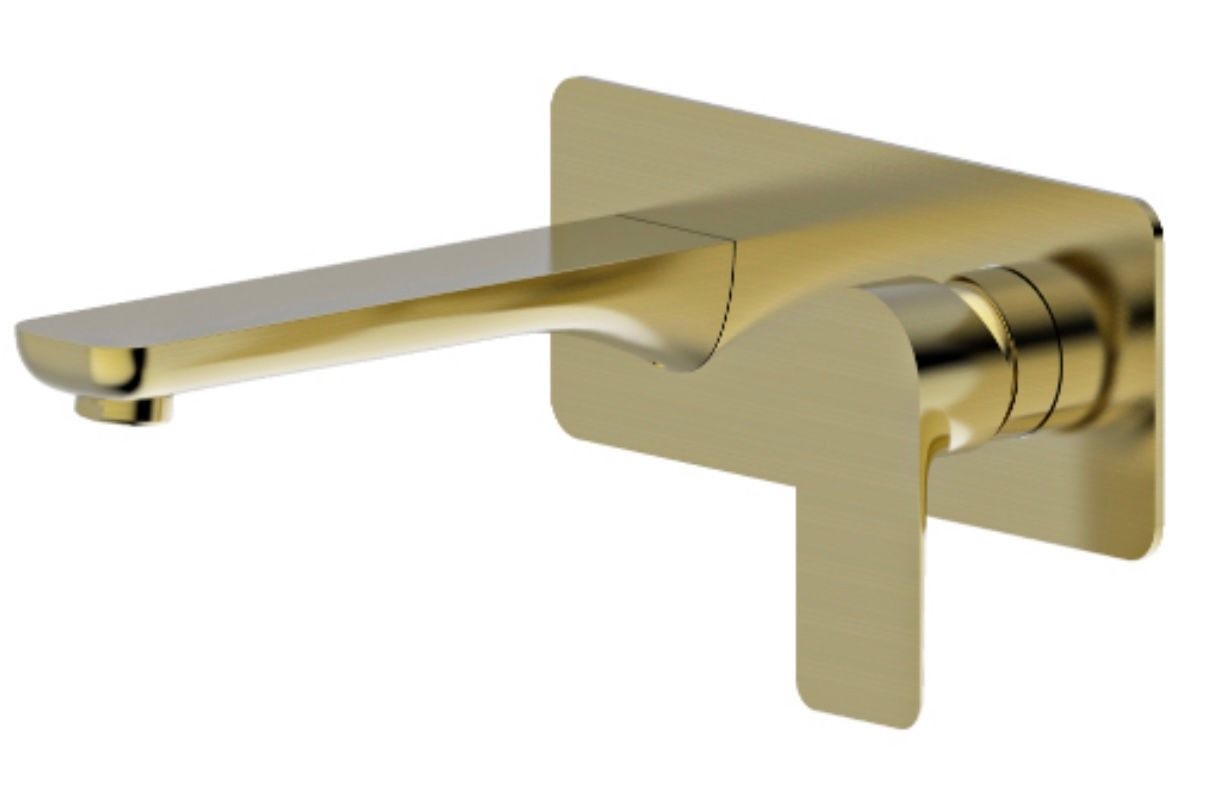 Luxus Bath/Basin Wall Mixer with Spout 