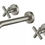 Thumbnail: Ryker Range- Cross Handles-1/4 Turn Bath Set