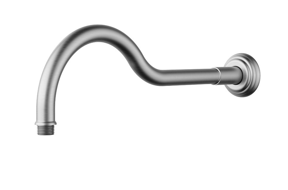 Thumbnail: Clasico Range- Curved Wall Mounted Shower Arm 