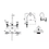 Thumbnail: Ryker Range- Cross Handles-1/4 Turn Kitchen Set