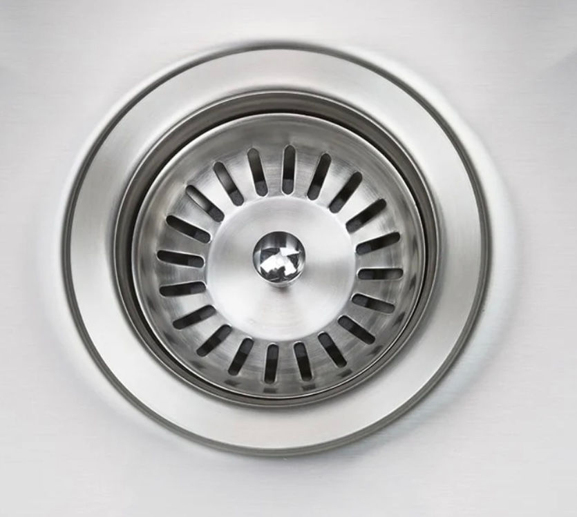 Thumbnail: Round Single Bowl Kitchen Sink with Drainer (915x485x200mm)