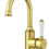 Thumbnail: Clasico Range-Round Gooseneck Basin Mixer-Ceramic Handle