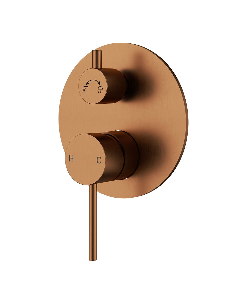 Thumbnail: Otus Range- Shower/Bath Wall Diverter- Stainless Steel 