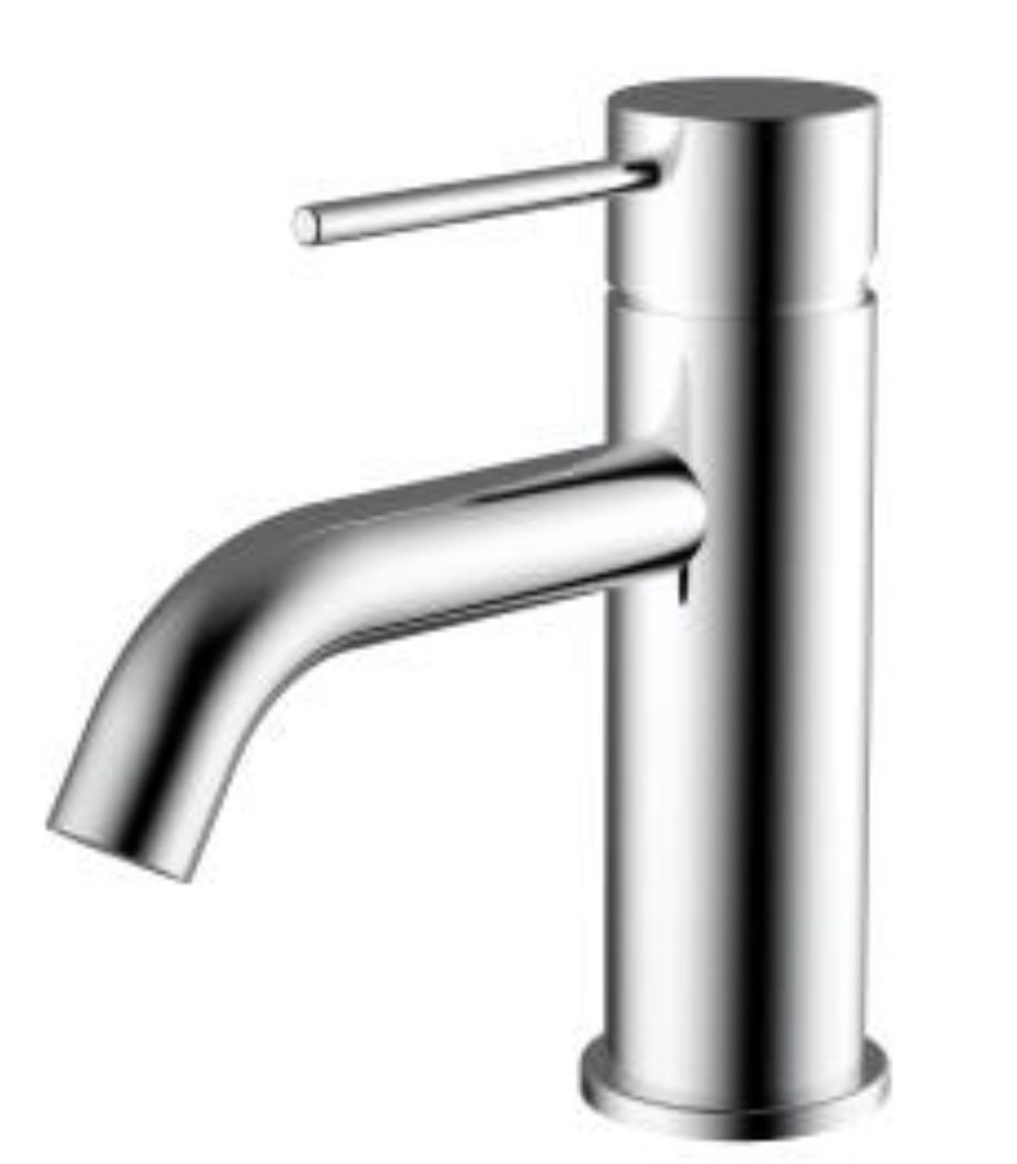 Thumbnail: Morgan Range- Small Basin Mixer - Curved Spout 