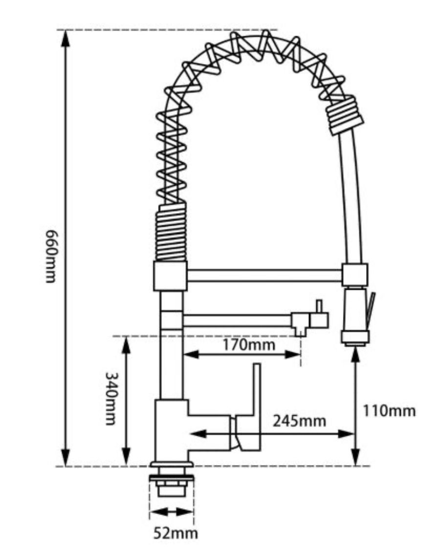Thumbnail: CHALO Range- Multi-Function Spring Kitchen Mixer- CHROME