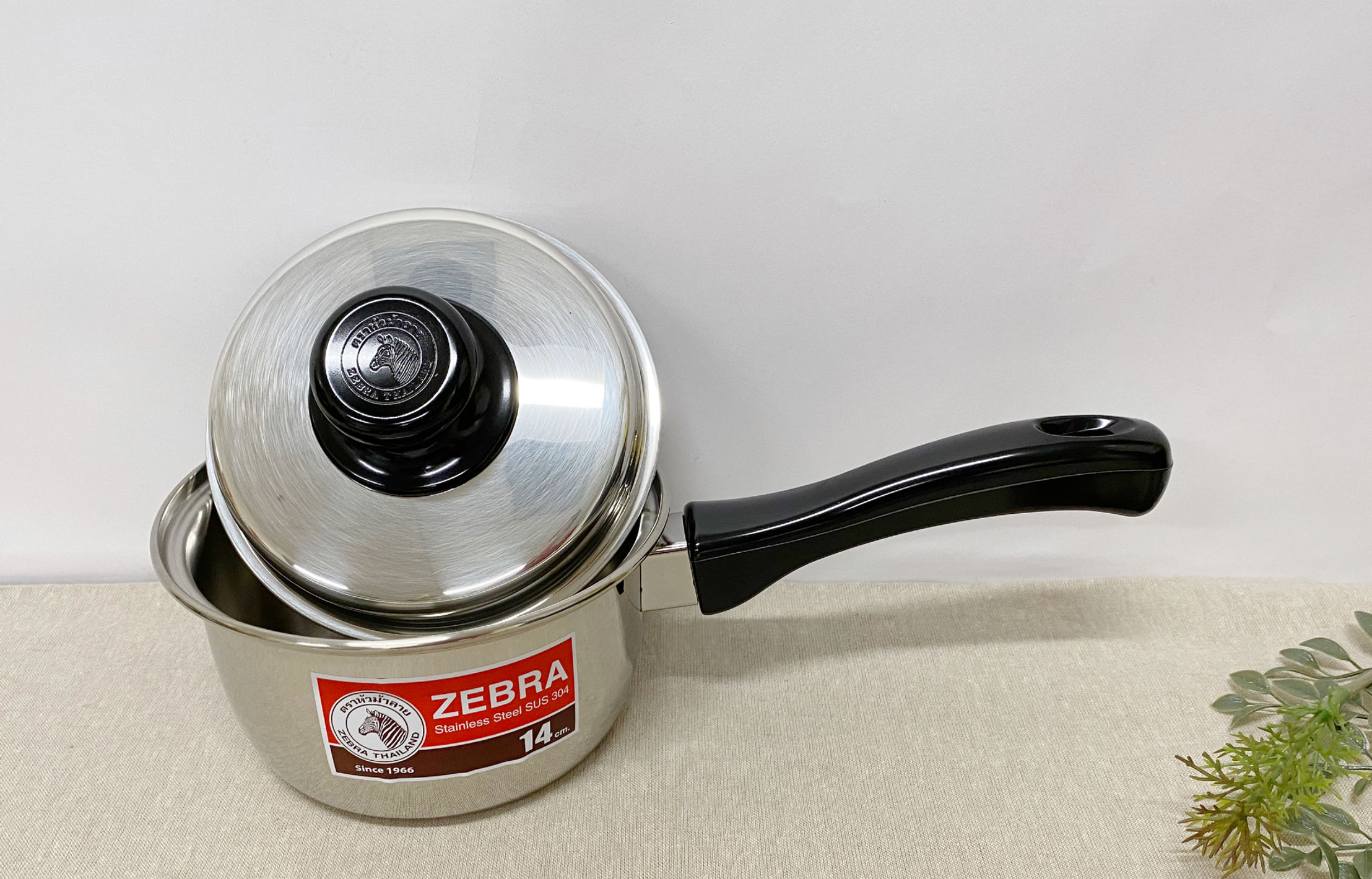 【ZEBRA】1.6L/14 CM STAINLESS STEEL CARRY SAUCEPAN  304不銹鋼單柄鍋