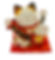 LUCKY CAT 9"-PIGGY BANK(86900) 招財貓錢罐
