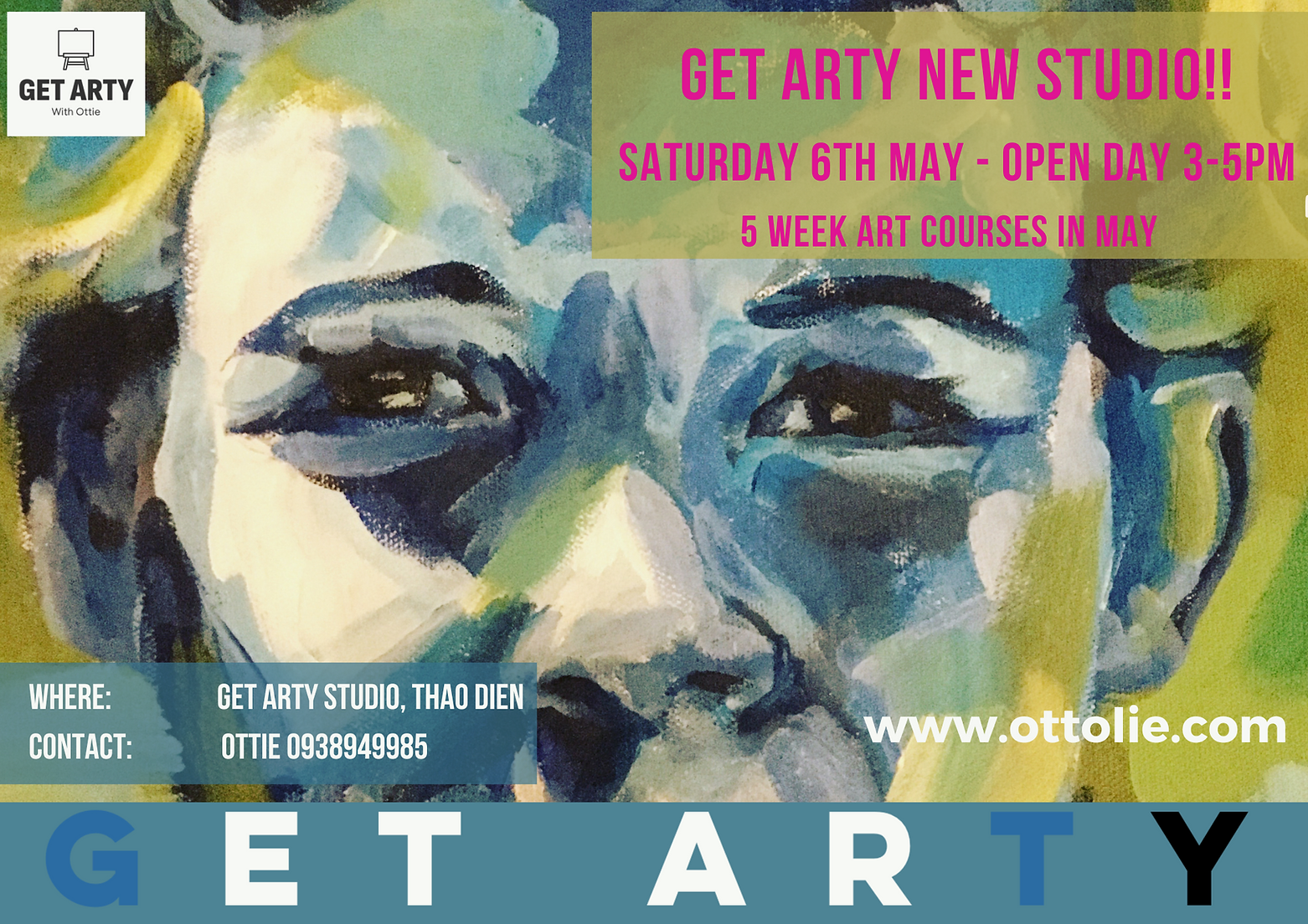 Get Arty Open Studio Sat 6th May