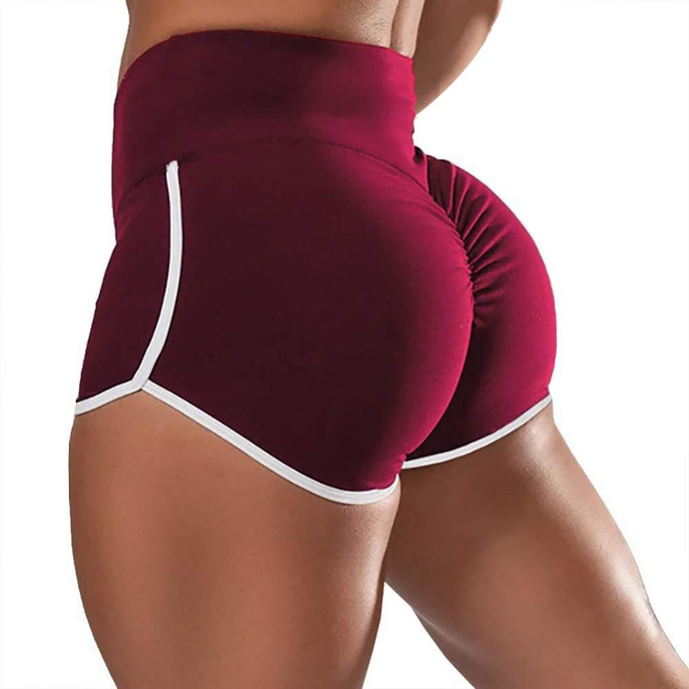 Thumbnail: Sports Shorts Women Elastic Seamless Fitness Leggings Push Up Gym Yoga Run Train