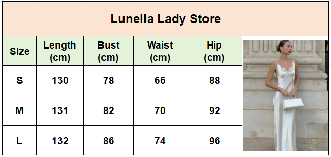 Thumbnail: Lace Patchwork Sling Maxi Dress Women Sexy Solid V-neck Sleeveless Backless Sati