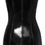 Thumbnail: BLACK LEVEL ärmelloses Kleid im schwarzen Lackglanz