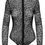 Thumbnail: Noir Body Leo-Look Samtflockprint  S-M