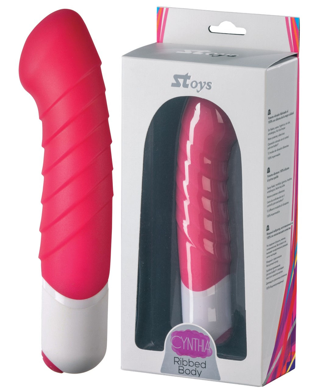 Stoys Vibrator Cynthia Silicone-Vibrator pink
